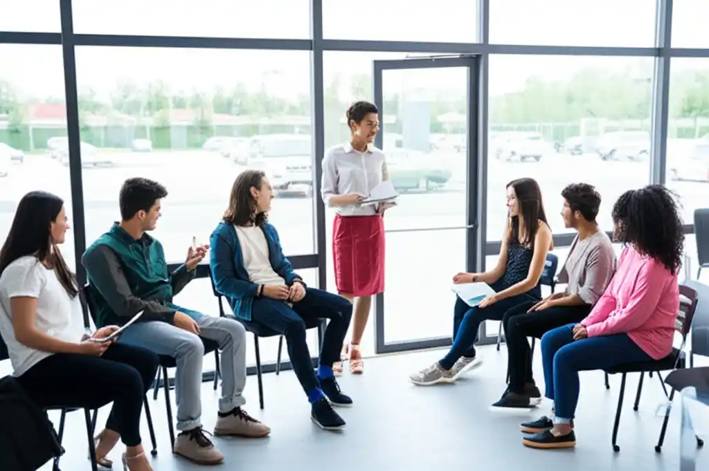 Alunos em sala de aula